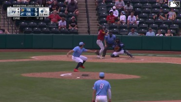 Gage Workman strikes out swinging.