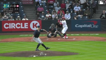 Jacob Sharp homers (2) on a fly ball to left center field.
