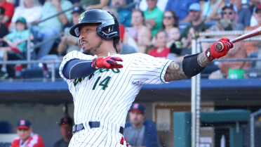 Tromp’s Seventh-Inning Clout Helps Stripers Defeat Knights 9-2