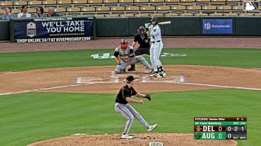 Conor Essenburg doubles (2) on a ground ball to right fielder Raylin Ramos. Tate Southisene scores.