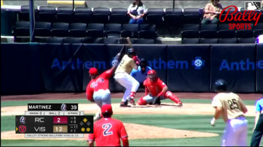 Pedro Blanco singles on a ground ball to right fielder Anyelo Marquez. Ryder Helfrick scores.