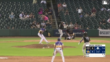 Blake Burke homers (16) on a fly ball to center field. Jesús Made scores.