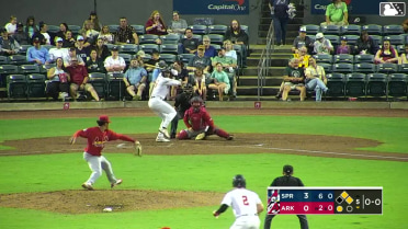 Charlie Pagliarini lines into a double play, second baseman Jon Jon Gazdar to shortstop Jeremy Rivas. Sammy Siani out at 2nd.