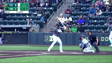 Carlos Gutierrez homers (2) on a fly ball to center field. Dakota Jordan scores.