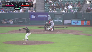 Carlos Virahonda homers (9) on a fly ball to left field.