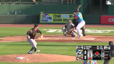 Daniel Bucciero singles on a line drive to center fielder Jace LaViolette. Jared Sprague-Lott scores.