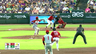 Victor Acosta out on a sacrifice fly to center fielder Jake Cunningham. Alfredo Alcantara scores. Peyton Stovall to 3rd.