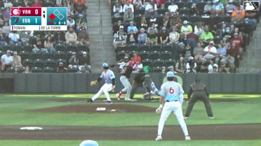 Tucker Toman singles on a ground ball to center fielder Dakota Jordan. Jacob Sharp scores.