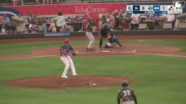 Albert Fabian grounds out, first baseman Gavin Logan to pitcher Wellington Aracena. Kai Roberts scores. Romeo Sanabria to 3rd.