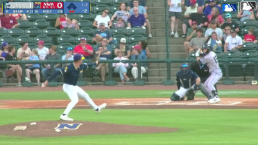 Max Holy homers (5) on a fly ball to center field.