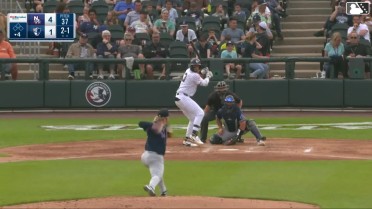 Coby Morales homers (10) on a fly ball to right field.