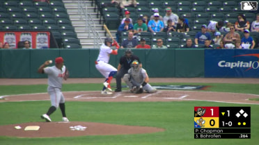 Jace Bohrofen homers (12) on a fly ball to right center field.
