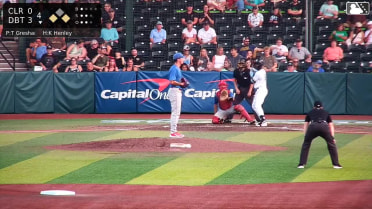 Kyle Henley singles on a soft ground ball to third baseman Robert Phelps. Henry Hunter scores. Ichiro Cano to 3rd.
