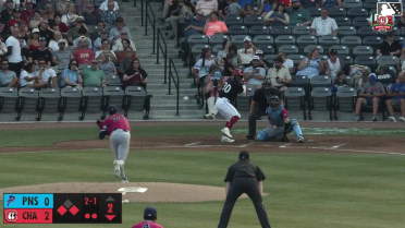 Carlos Jorge singles on a line drive to right fielder Fenwick Trimble. Julio Carreras scores. Johnny Ascanio to 2nd.
