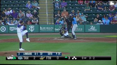 Charlee Soto's first professional strikeout