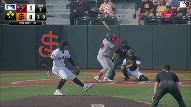 Ronny Ugarte walks. Carlos Renzullo scores. Jack Natili to 3rd. Juan Martinez to 2nd.