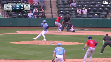 Steven Pérez In play, run(s) to Brett Bateman