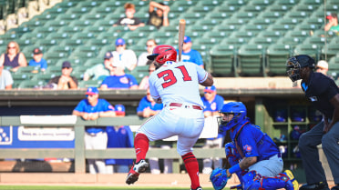 Bats Surge To Series-Opening 9-4 Win Over Iowa 