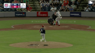 Jonah Cox homers (6) on a fly ball to center field.