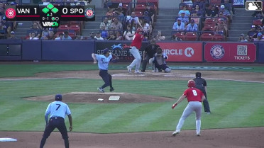 Peyton Williams out on a sacrifice fly to center fielder Tevin Tucker. Alexis Hernandez scores.