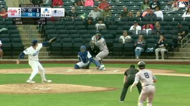 Max Holy homers (4) on a fly ball to center field. Tyler Whitaker scores.