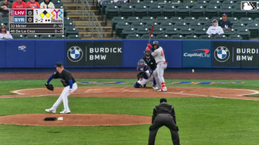 Bryan De La Cruz grounds out, shortstop Vidal Bruján to first baseman Ryan Clifford. Steward Berroa scores. Otto Kemp to 2nd.