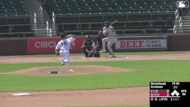 Jordan Groshans homers (23) on a fly ball to left center field.