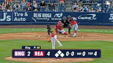 Chris Suero's first Double-A homer 