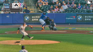 Ronny Mauricio homers (13) on a fly ball to right field.