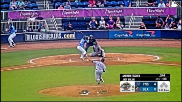 Andrew Fischer's 37th homer