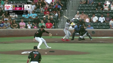 Logan Gillaspie Swinging Strike to Nelson Rada