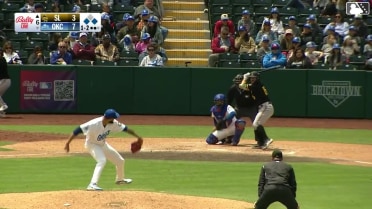 Carlos Duran Ball to Zach Humphreys