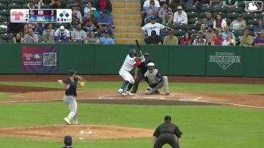 Eliezer Alfonzo grounds into a double play, second baseman Justin Foscue to shortstop Tyler Wade to first baseman Jonah Bride. Noah Miller out at 2nd. Eliezer Alfonzo out at 1st.