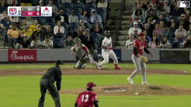 Sabin Ceballos doubles (2) on a line drive to left fielder Will Taylor. Charlie Szykowny scores.