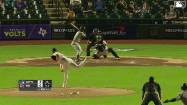 Jim Jarvis singles on a line drive to center fielder Tyler Wade. DaShawn Keirsey Jr. scores.