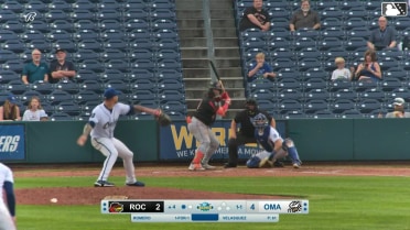 Maxwell Romero Jr. homers (6) on a line drive to center field.