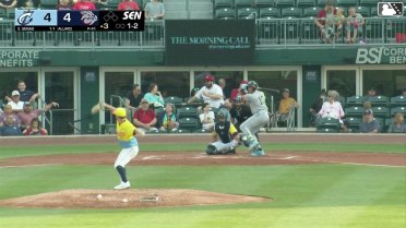 Angel Genao crushes his 10th homer of the year