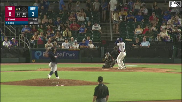 Jonathon Long homers (3) on a fly ball to center field.