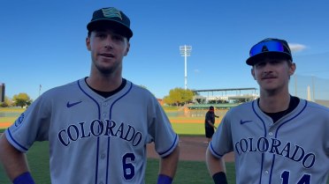 Charlie Condon, Jared Thomas talk being teammates