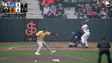 Lorenzo Meola hit by pitch. Isaiah Barkett scores. Fernando Gonzalez to 3rd. Andy Polanco to 2nd.