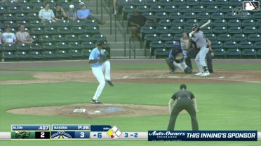 Andy Basora Swinging Strike to Caleb Klein