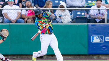 Cesar Quintas singles on a pop up to second baseman Ty Southisene. Austin St. Laurent scores.