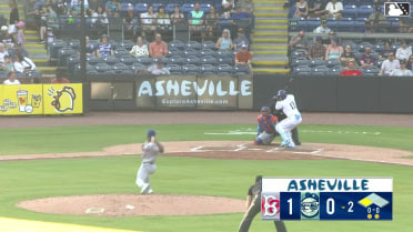 John Garcia reaches on a fielding error by third baseman Antonio Jimenez. Anthony Huezo scores.