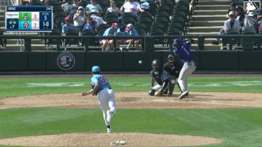 Dyan Jorge singles on a ground ball to left fielder Luis Durango. Tevin Tucker scores. Jared Thomas to 2nd.