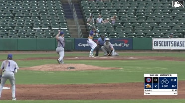 Brayden Taylor homers (10) on a fly ball to right center field.