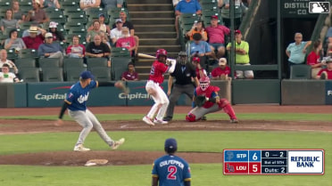 Ivan Johnson singles on a line drive to center fielder Ben Ross. Noelvi Marte scores. Francisco Urbaez to 3rd.