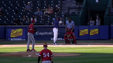 Joey Votto's First Hit in Buffalo