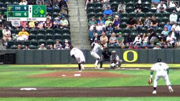 Anthony Donofrio homers (5) on a fly ball to left center field. Luis Suisbel scores.