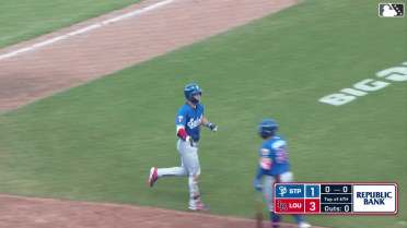 Walker Jenkins' first homer for St. Paul