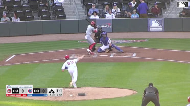 Alexander Vargas singles on a ground ball to left fielder Jordan Nwogu. Ruben Ibarra scores. Austin Hendrick scores. Michael Trautwein to 2nd.